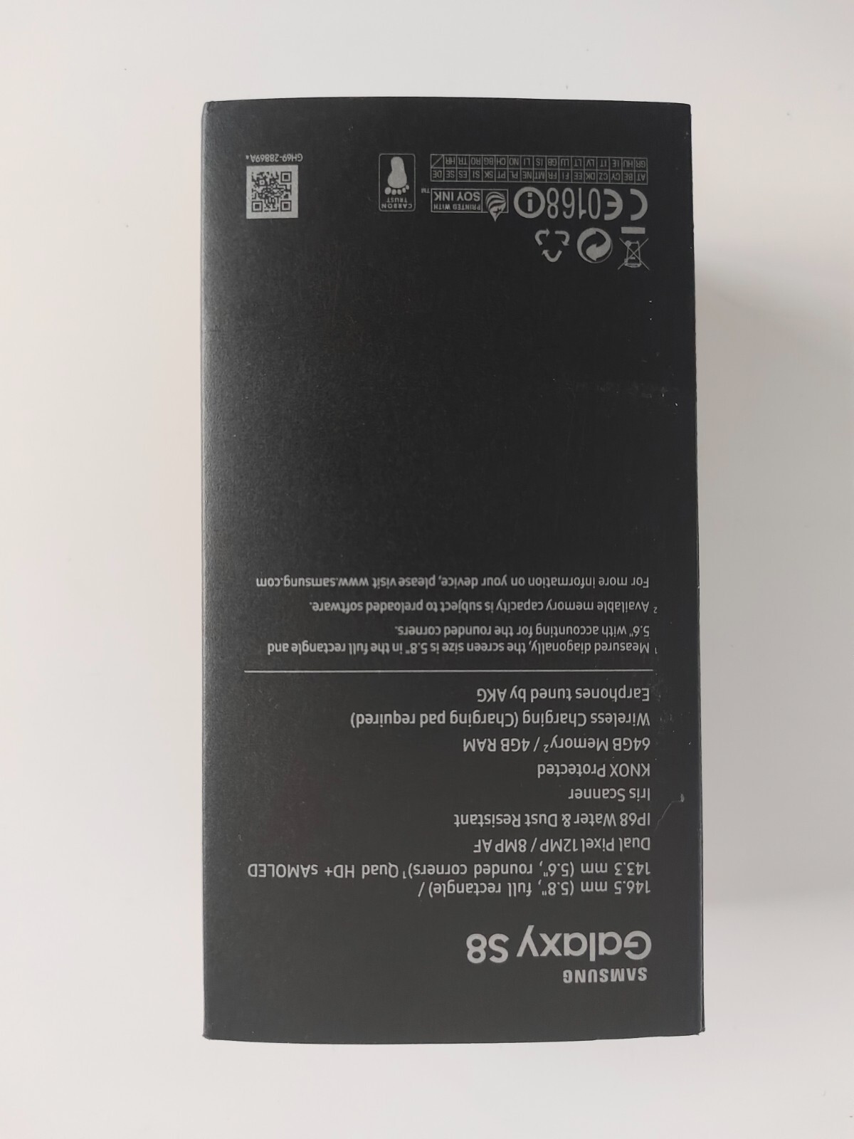 Samsung Galaxy S8 G950F (EU Global Single-SIM) 5.8in 12MP 64GB Android Unlocked Modell G950F (Europe, Global Single-SIM) - Image 10