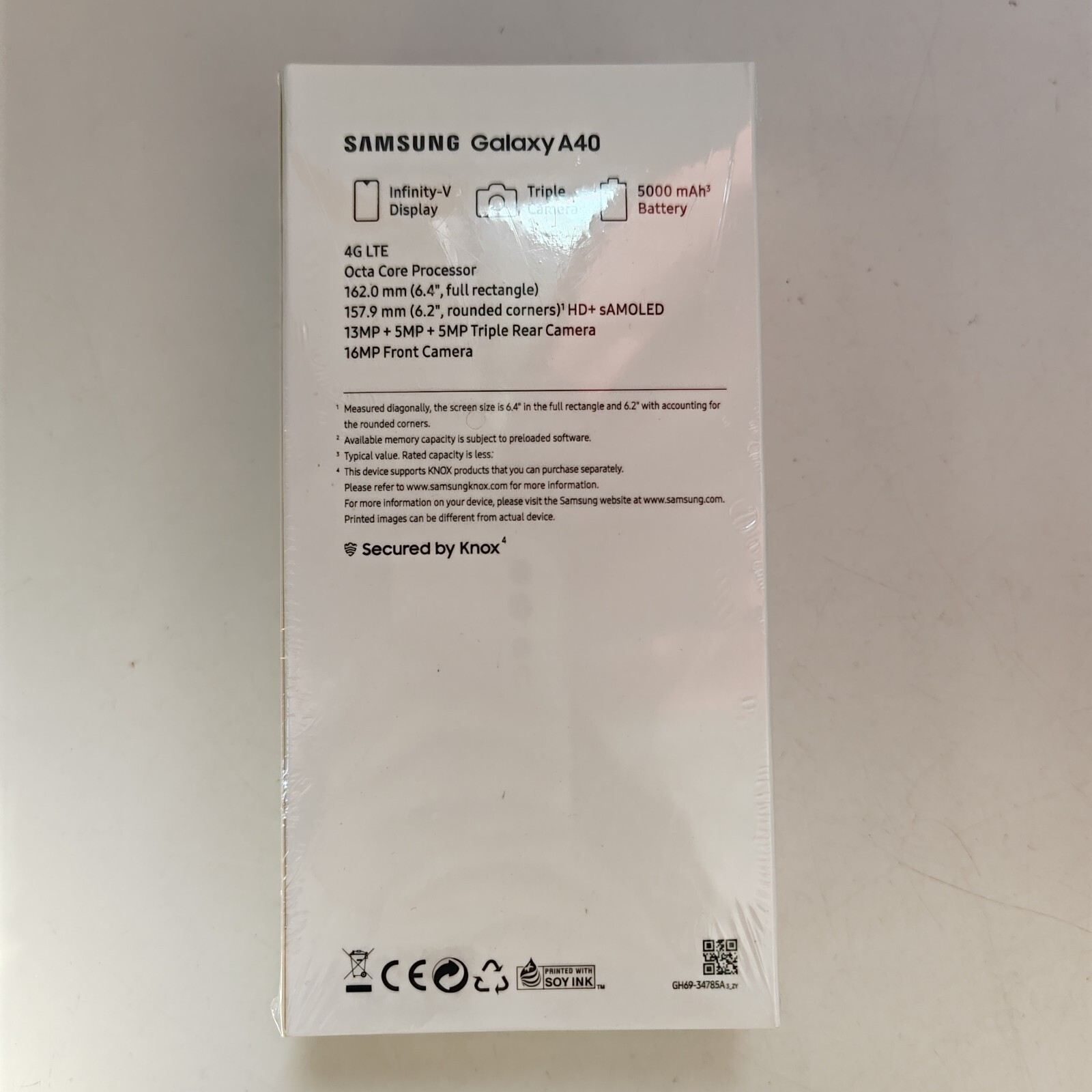 Samsung Galaxy A40 SM-A405F 5.9" 16MP 64GB Dual SIM Android Global unlocked Storage 64GB Colour Blue - Image 6