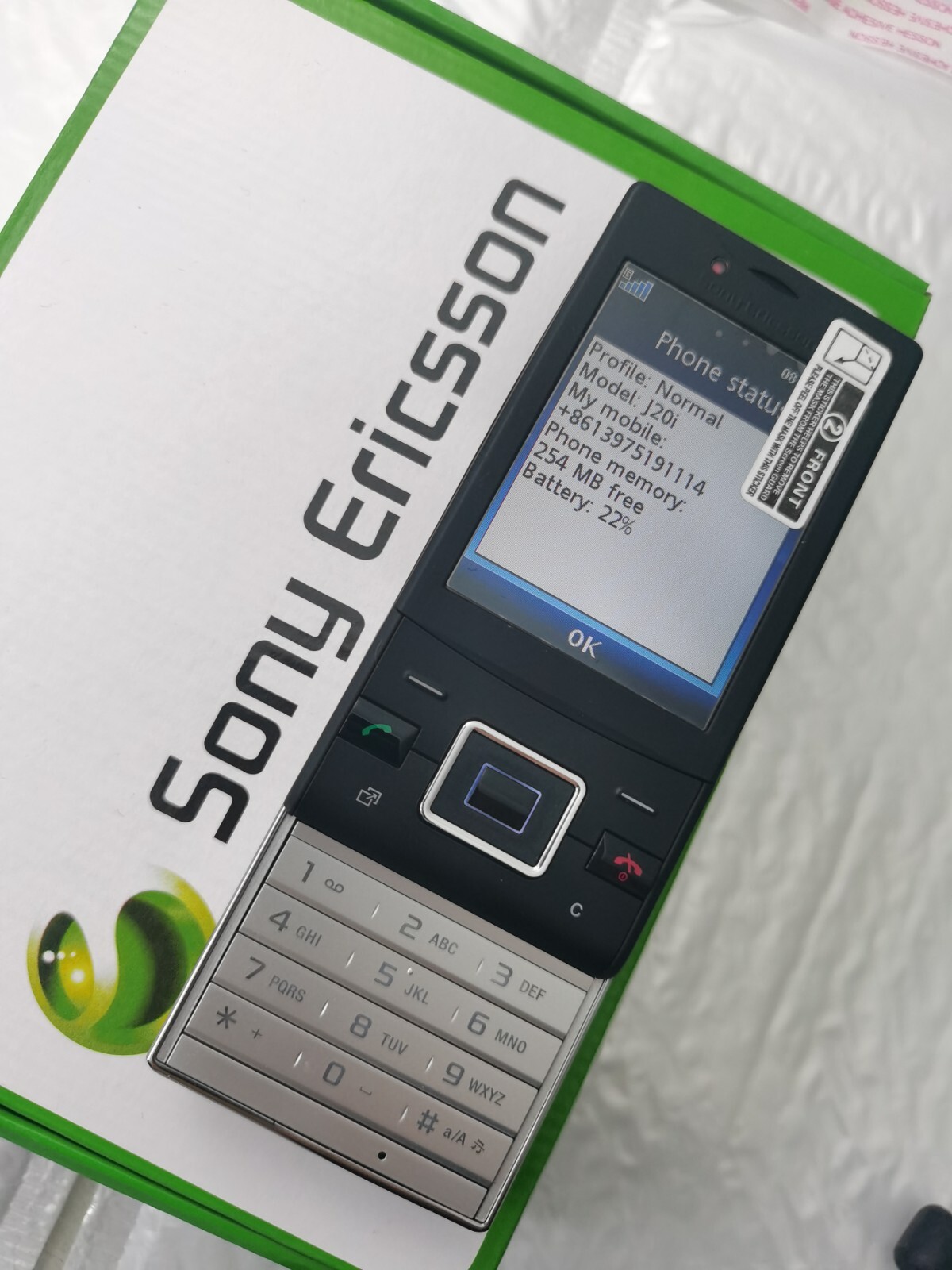 Sony Ericsson Hazel J20 J20i - Black (Unlocked) Cellular Phone