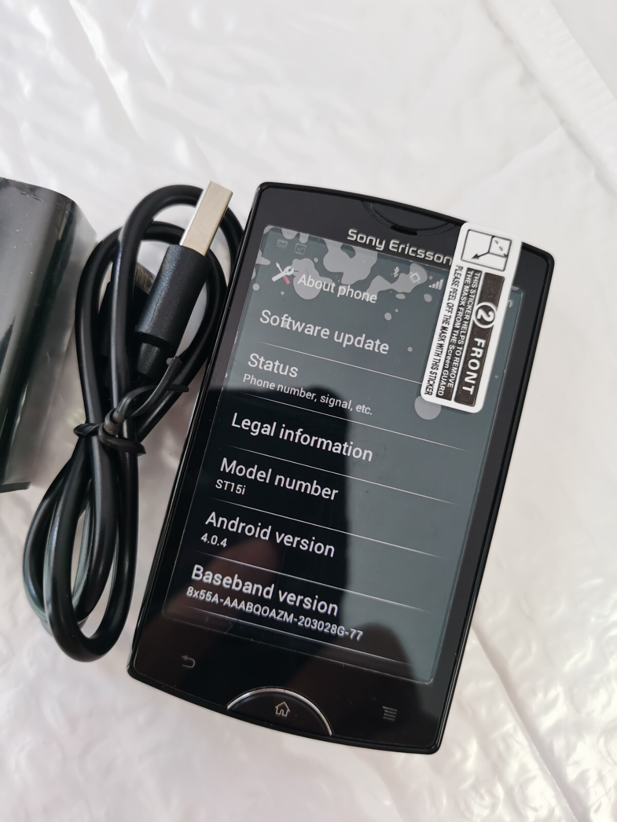 Sony Ericsson Xperia mini ST15i, MT15a Black (Unlocked) 3G Mobile Phone Bundle Description 1 battery - Image 4