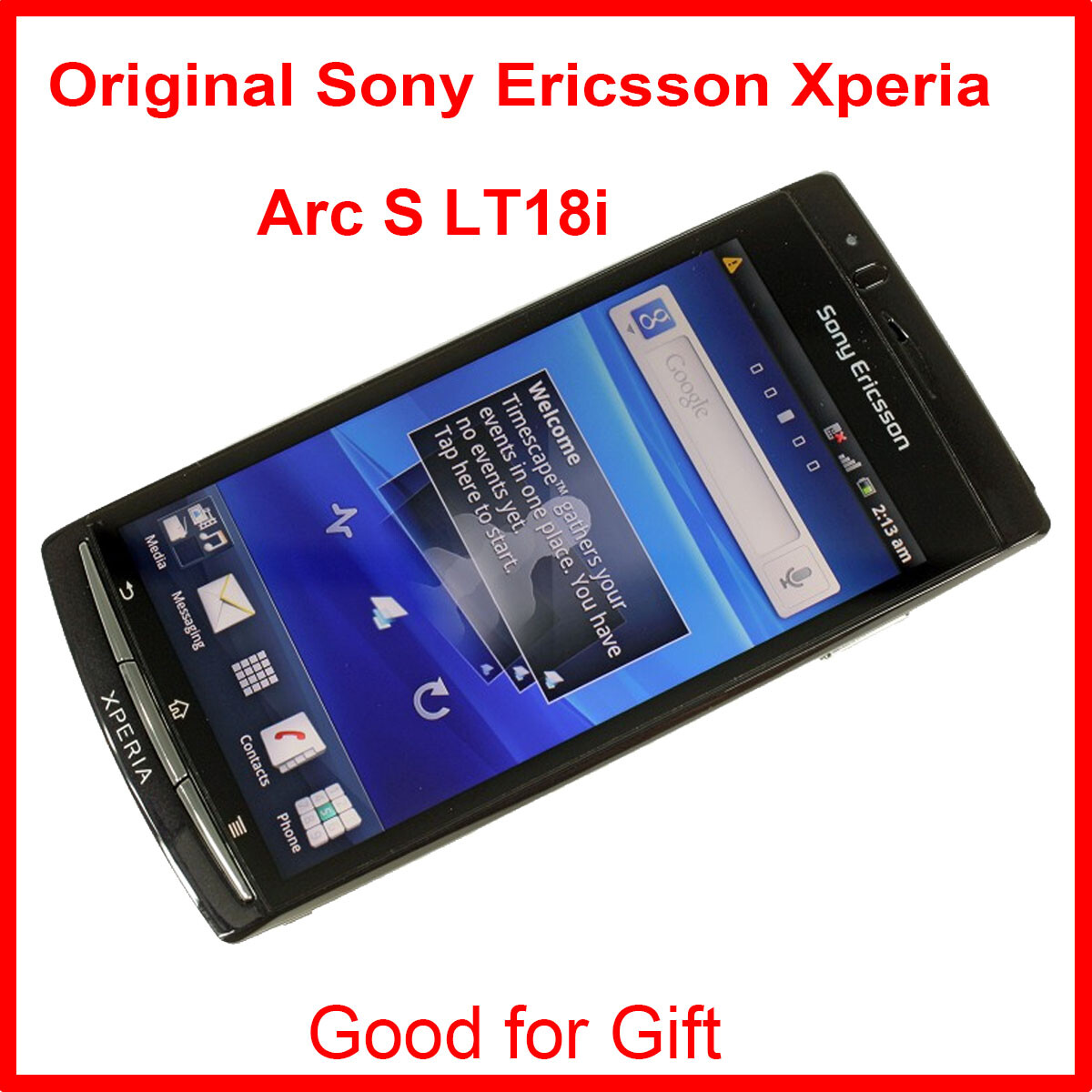 Original Sony Ericsson Xperia Arc S LT18i Mobile Phone 3G 8MP Wifi Android Phone Bundle Description 1 battery - Image 2