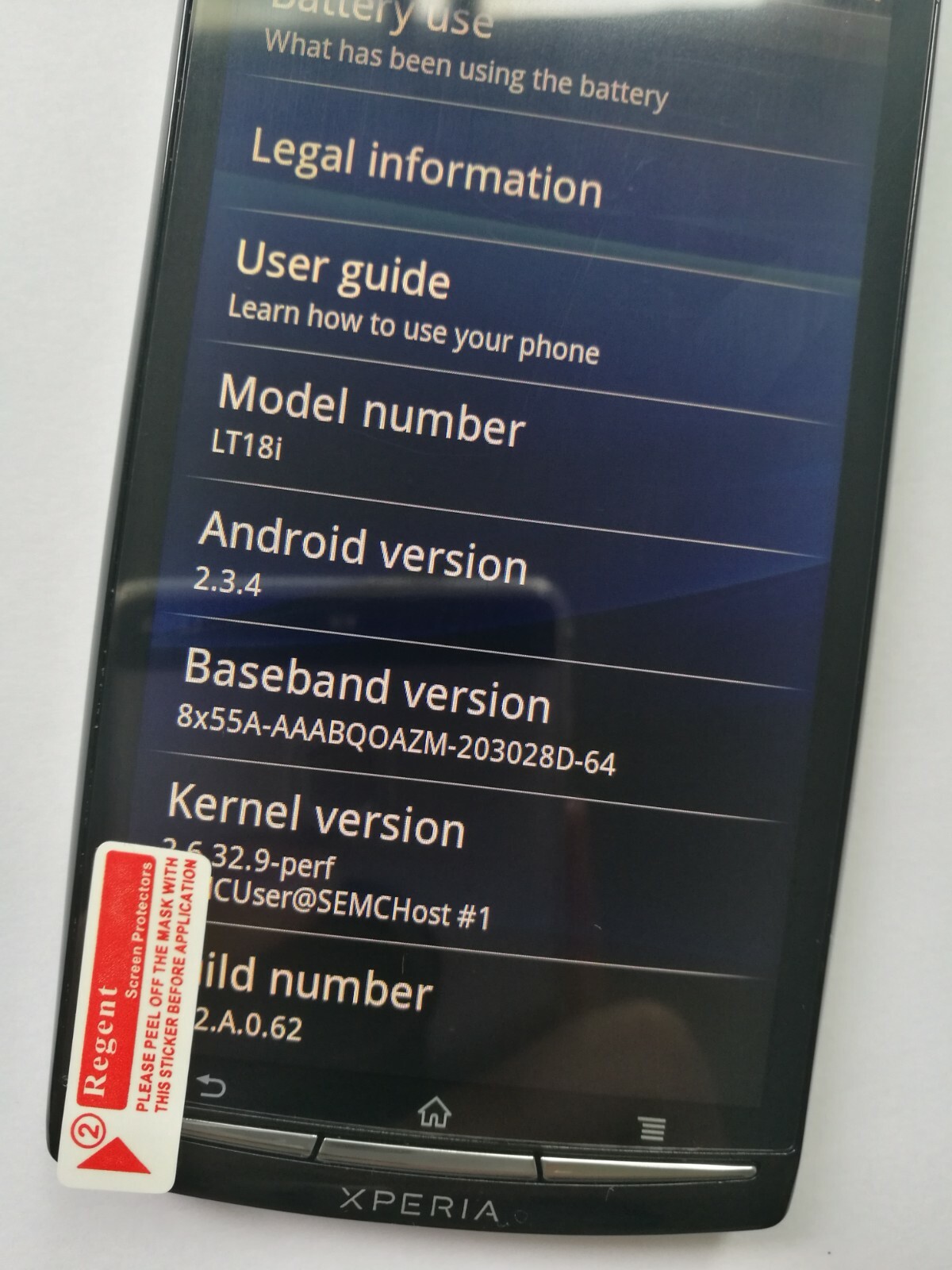 Original Sony Ericsson Xperia Arc S LT18i Mobile Phone 3G 8MP Wifi Android Phone Bundle Description 1 battery - Image 3