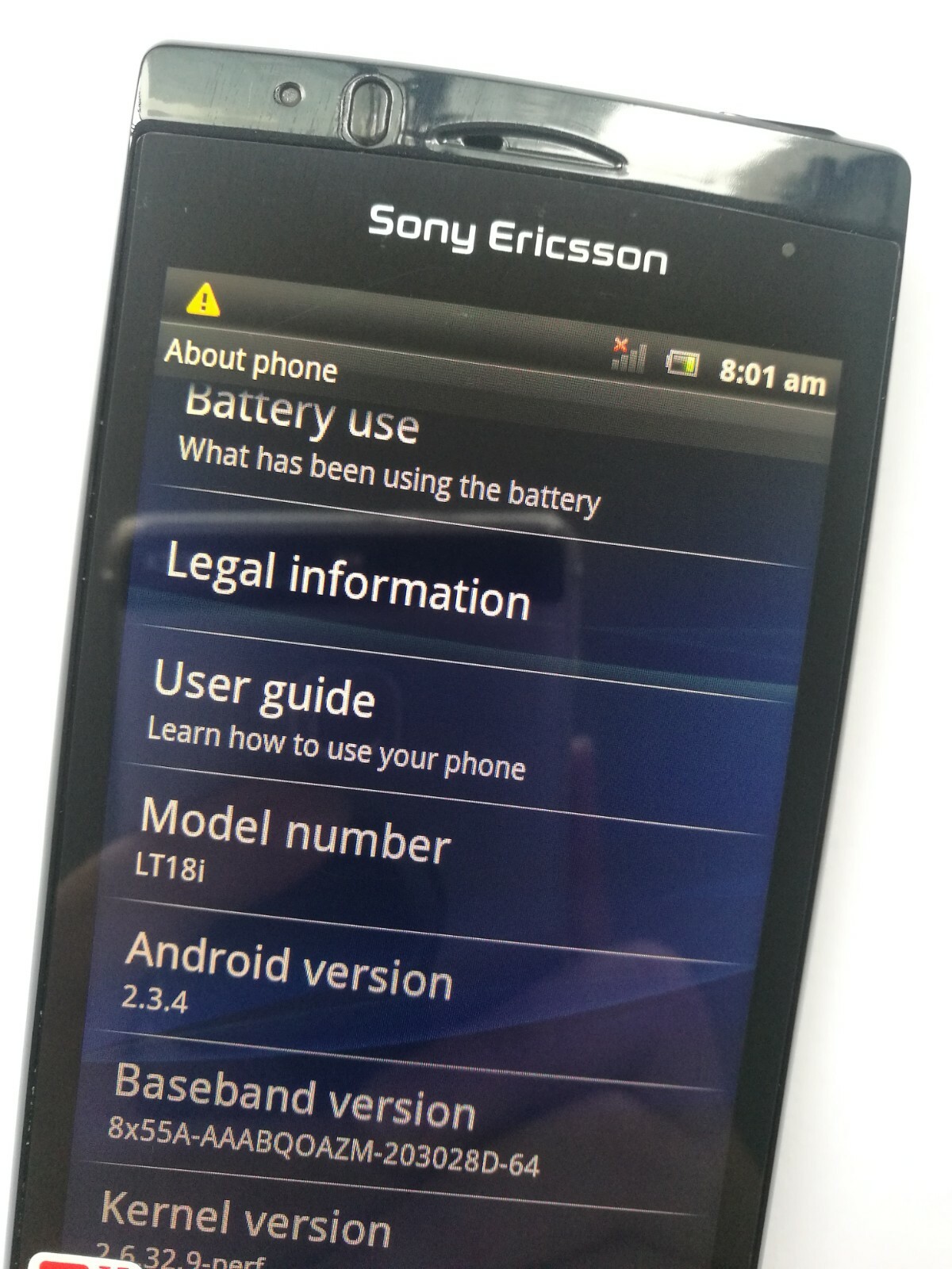 Original Sony Ericsson Xperia Arc S LT18i Mobile Phone 3G 8MP Wifi Android Phone Bundle Description 1 battery - Image 4