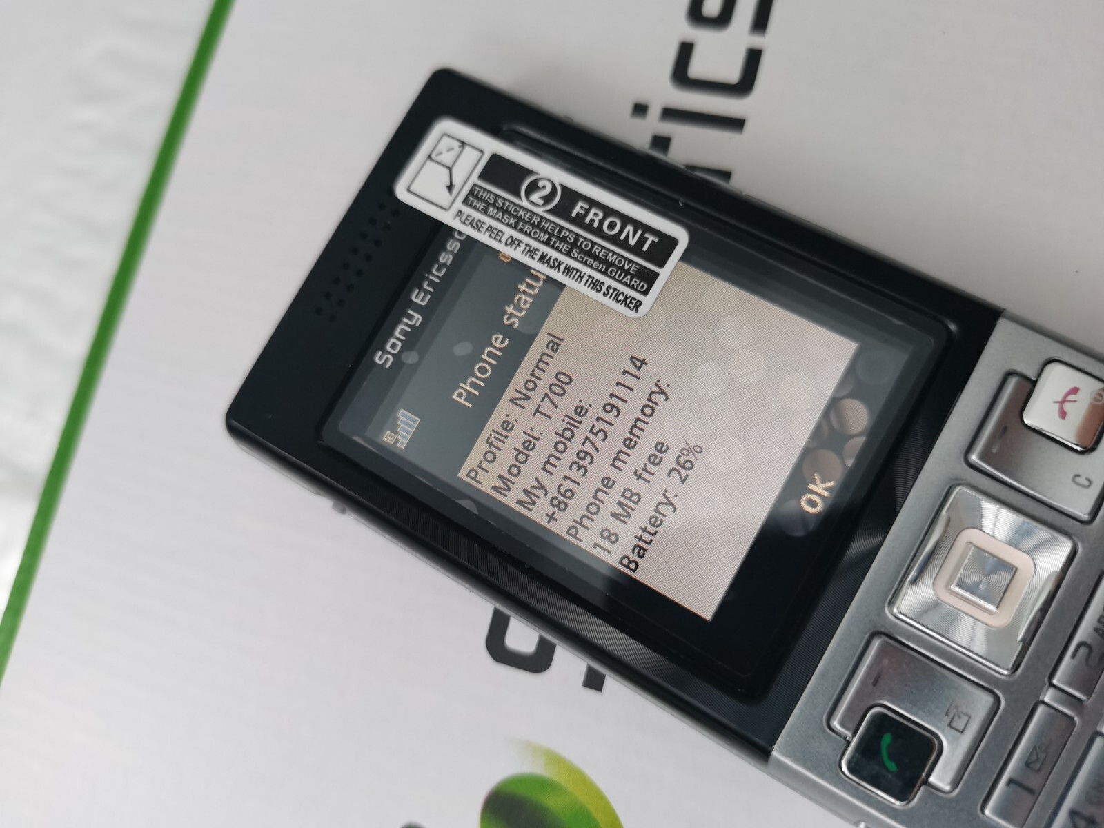 Sony Ericsson T700 - Shining Black (Unlocked) Cellular Phone - Image 7