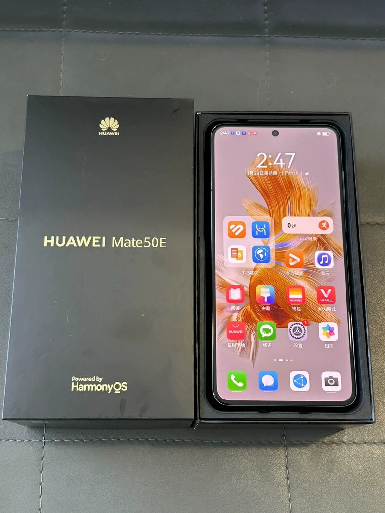 Original Huawei Mate 50E 4G 128/256GB Snapdragon 778G 6.7in 50MP HarmonyOS 3 Storage 8+256GB colors Purple - Image 2
