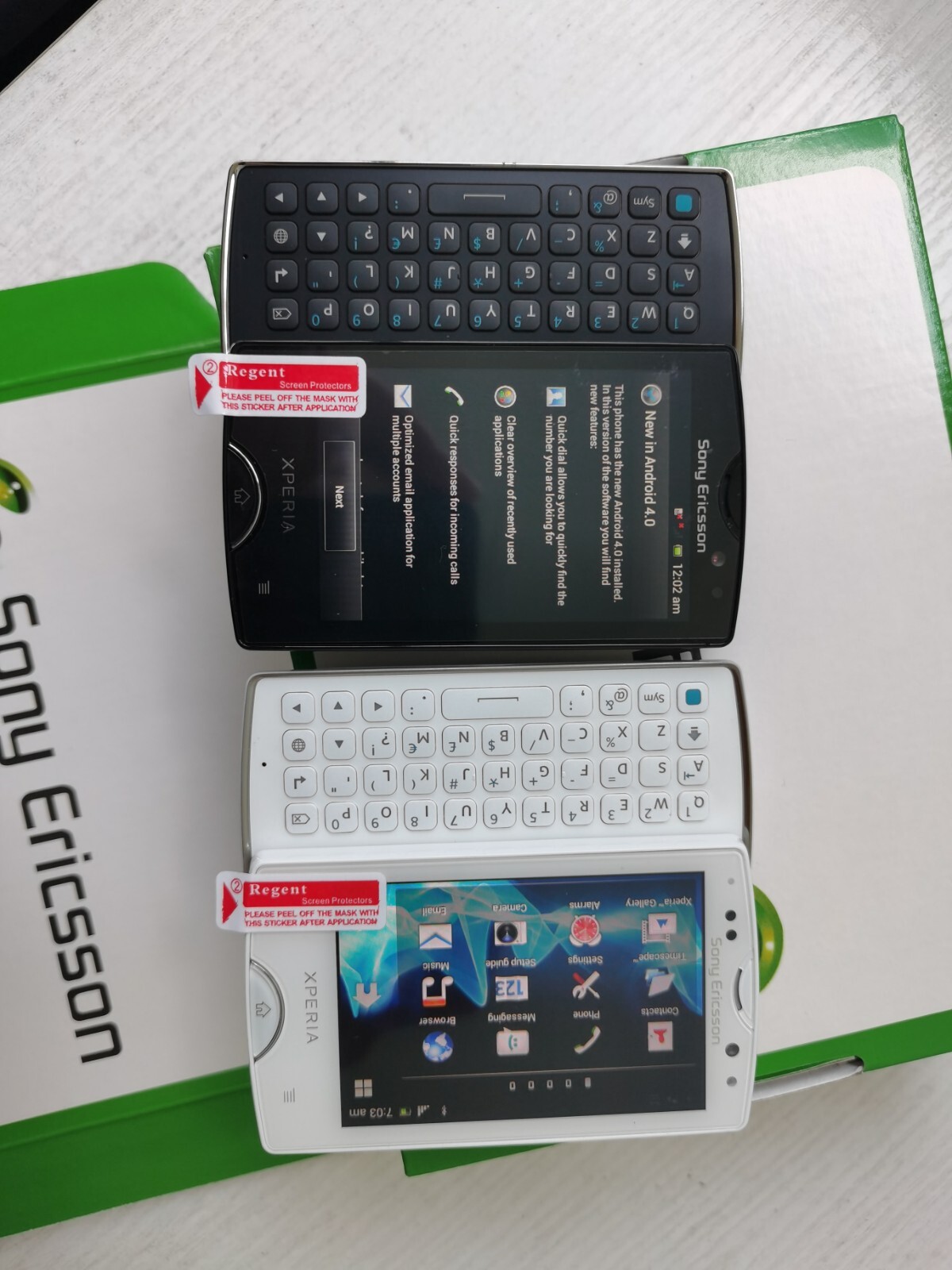 Sony Ericsson Xperia Mini Pro2 SK17i Slide Phone 3G WIFI Qwerty Keyboard Tmobile Color Black - Image 2