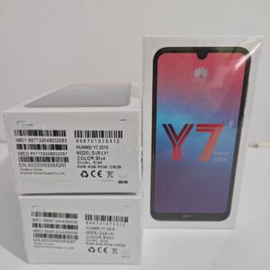Huawei Y7 Prime (2019) 4GB+128GB Unlocked Global Cell Phone black blue - Sealed colors purple