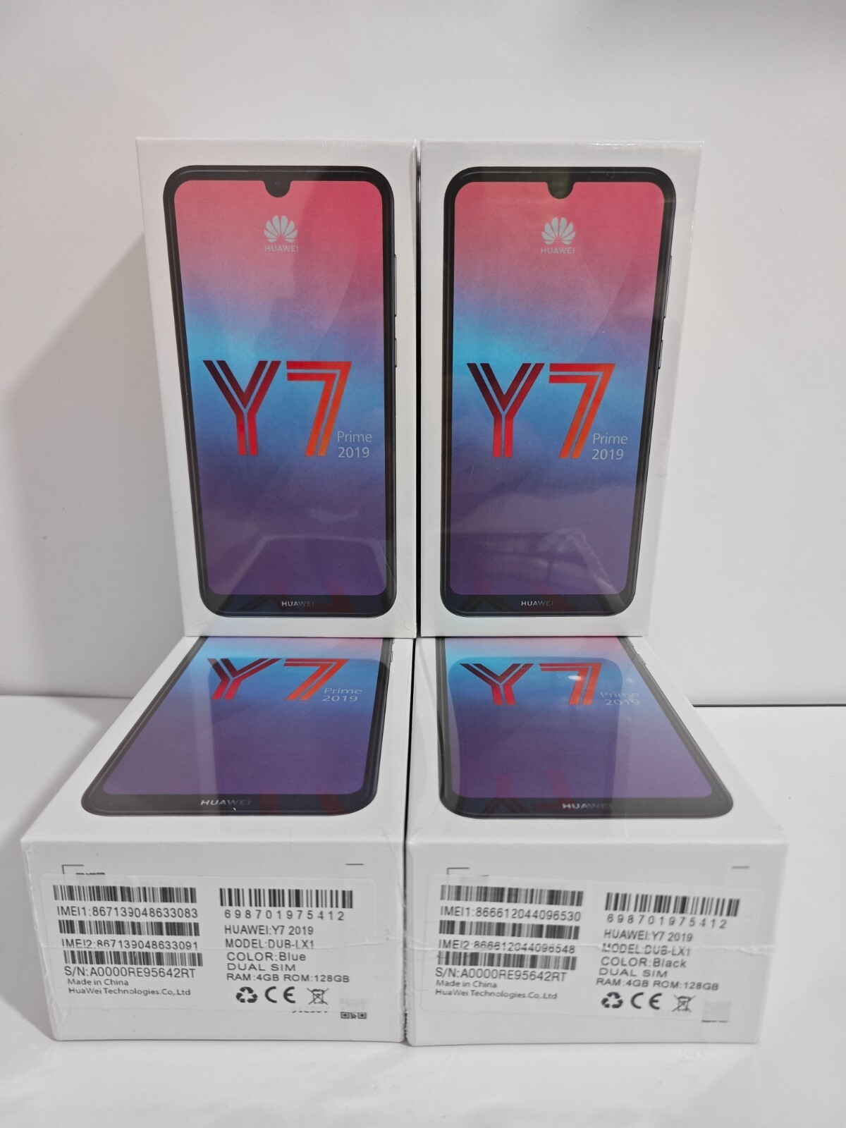 Huawei Y7 Prime (2019) 4GB+128GB Unlocked Global Cell Phone black blue - Sealed colors purple - Image 9