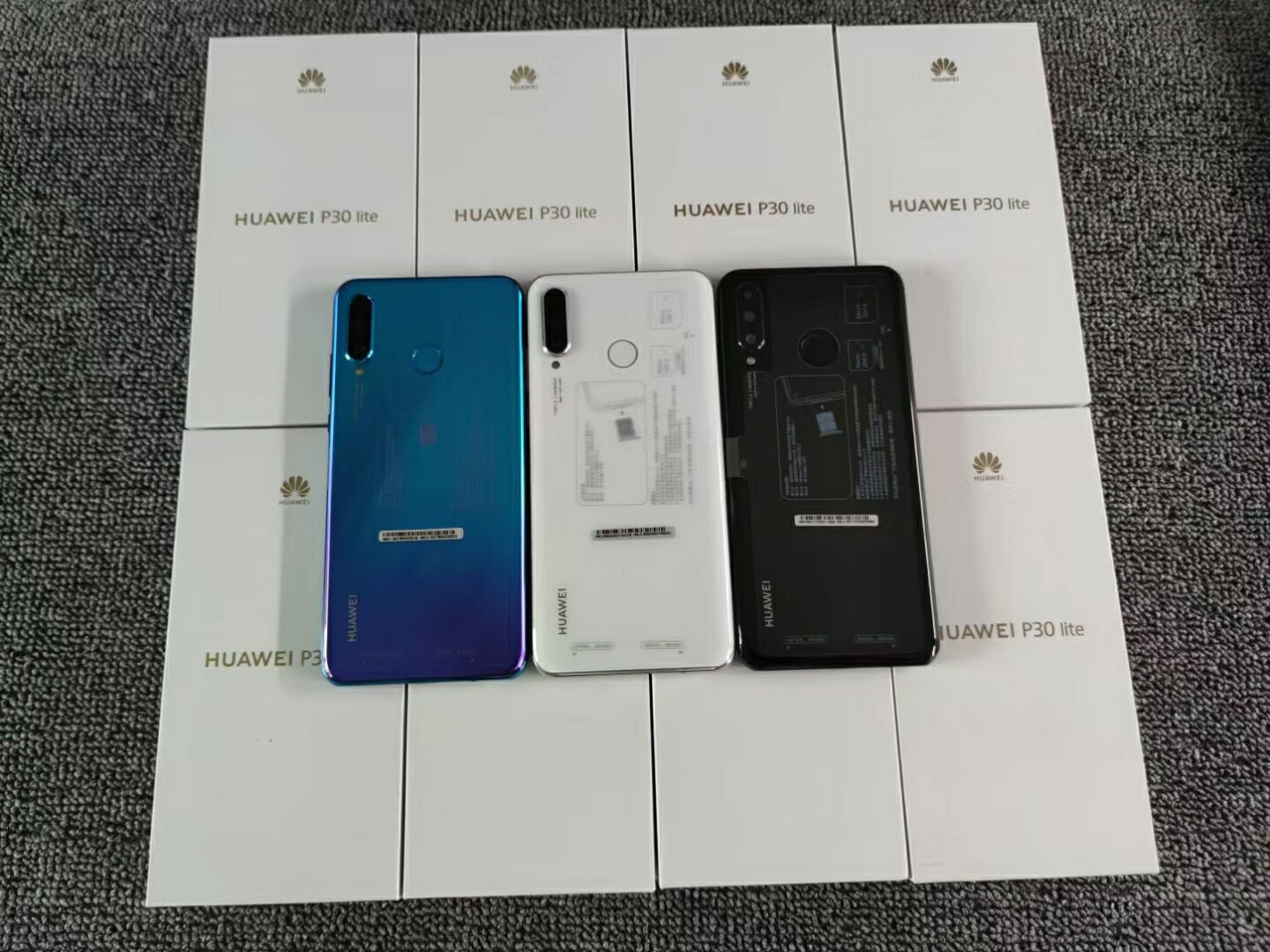 Huawei P30 lite 128GB Global Google play Unlocked Android CellPhone Sealed Color Zufällige Farben storage 4+128GB