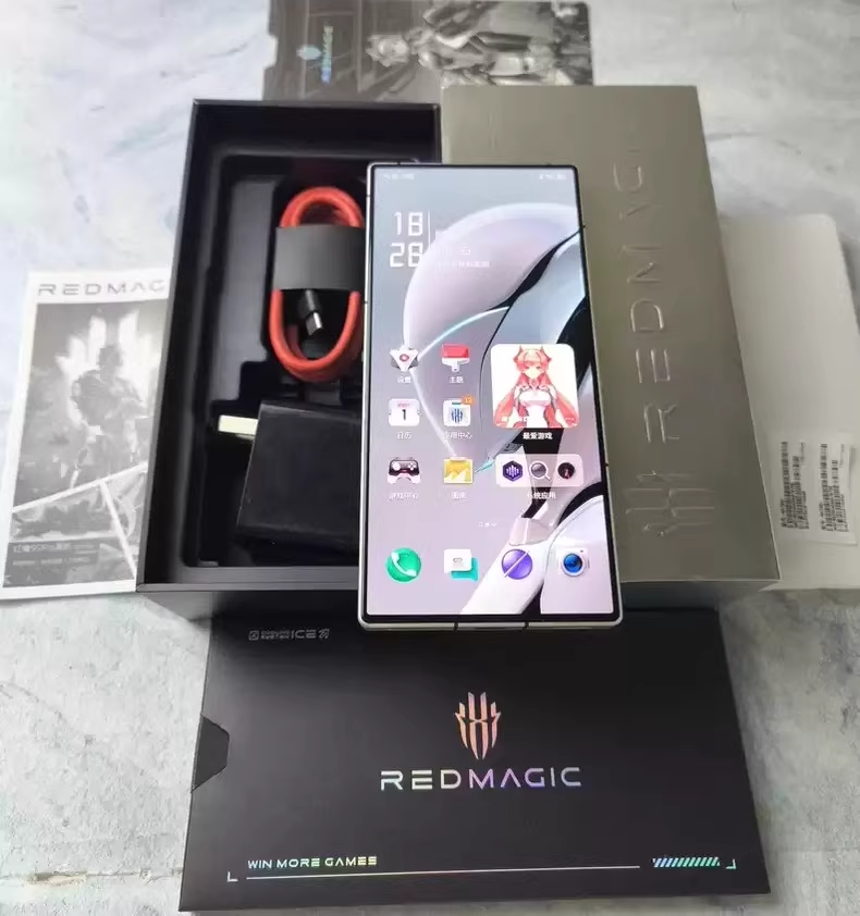 ZTE nubia RedMagic 9S Pro Android 14 Snapdragon Game Phone 5G Google Global Storage 12+256GB Color Black Package Mobile phone with accessories and box - Image 3