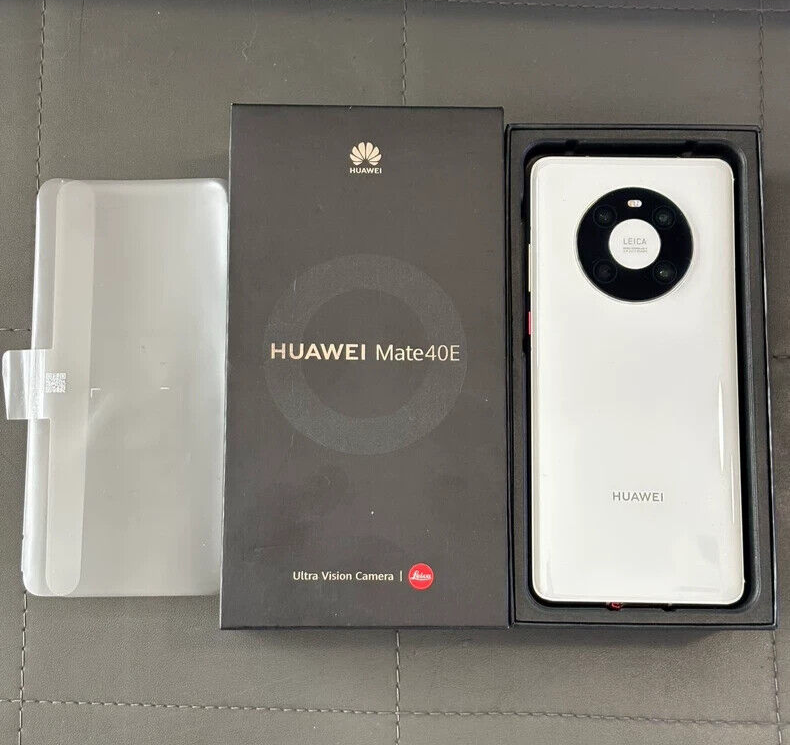 Huawei Mate 40E 5G Kirin 990E 6,5" 64MP Kamera Android Smartphones Google play Storage 256GB colors White