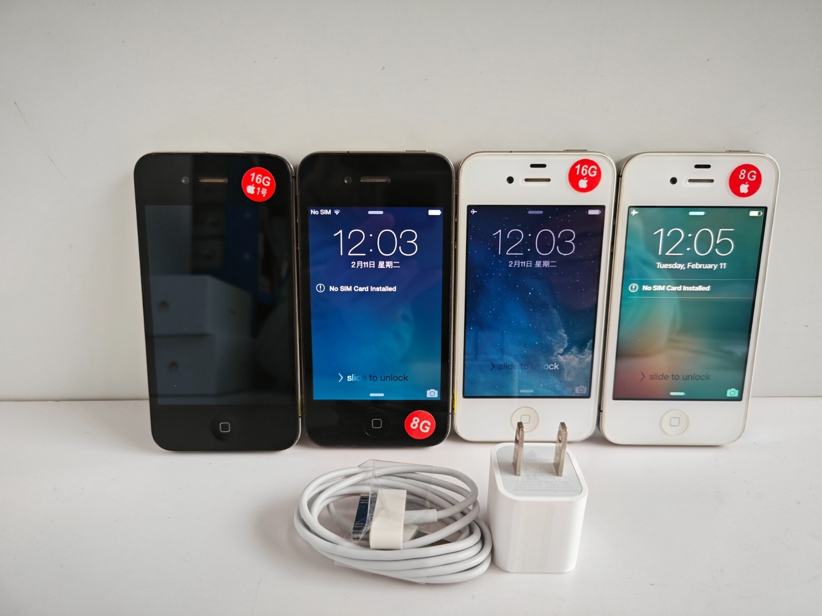 📱 Apple iPhone 4 4s 8/16/32/64GB (Unlocked) IOS Grade A used phone lot 📱 storage 64GB Model Number 4s colors white - Image 3