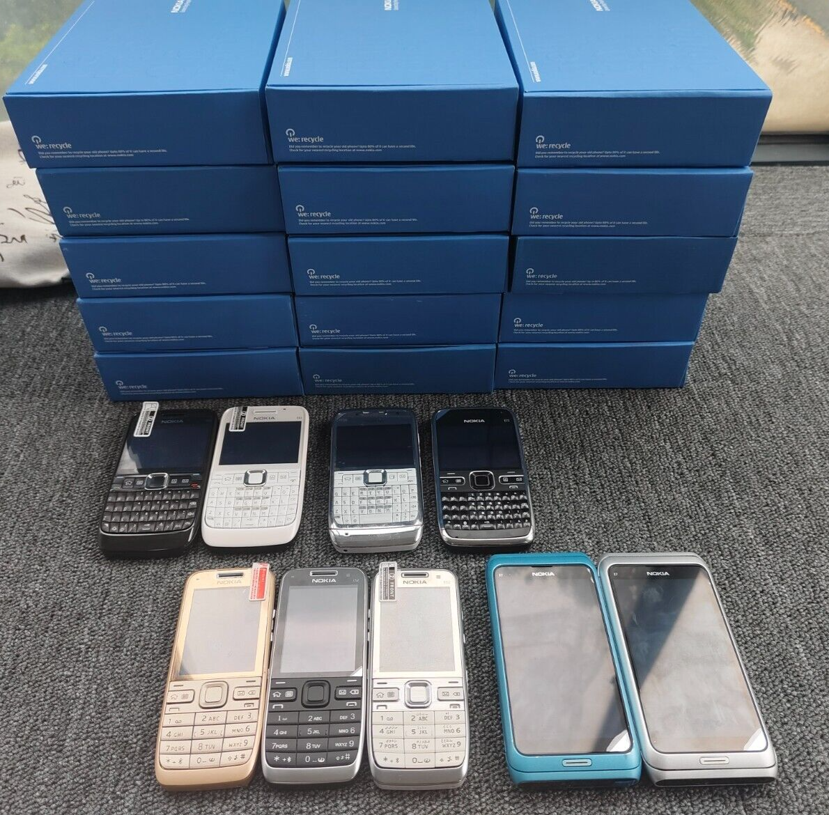 Nokia E63 E7 E52 E5 E71 E72 E51 Button phone or flip phone,smartphone lot Model Number E63