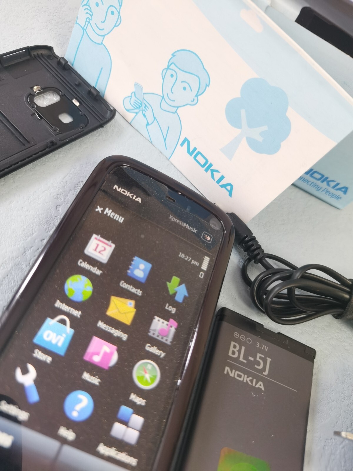 Nokia XpressMusic 5800 - Black 3G networks touch screen Smartphone - Image 3