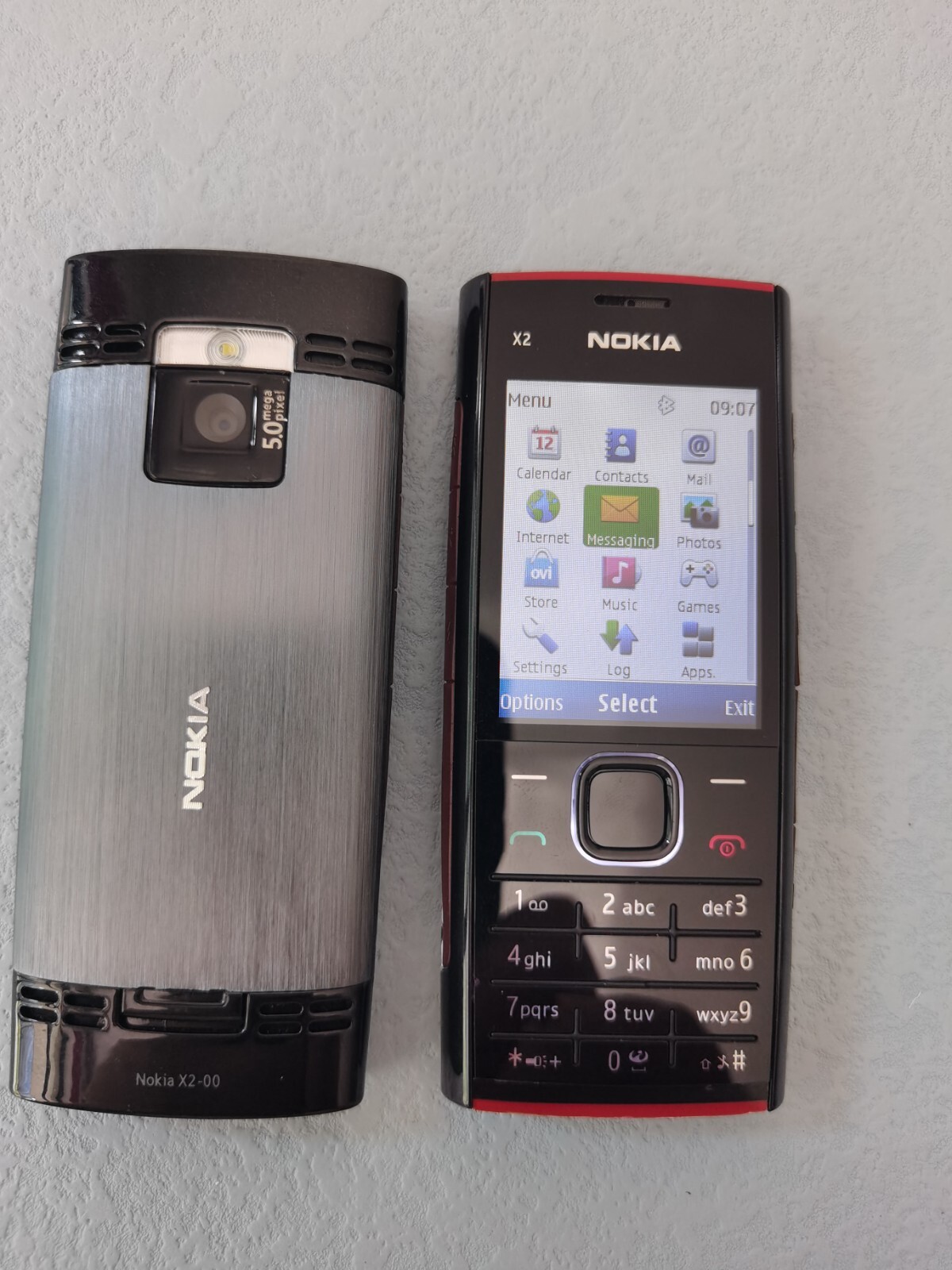 Nokia X2-00 Cell Phone Black Red (Unlocked) Classic Button Mobile Phone - Image 2