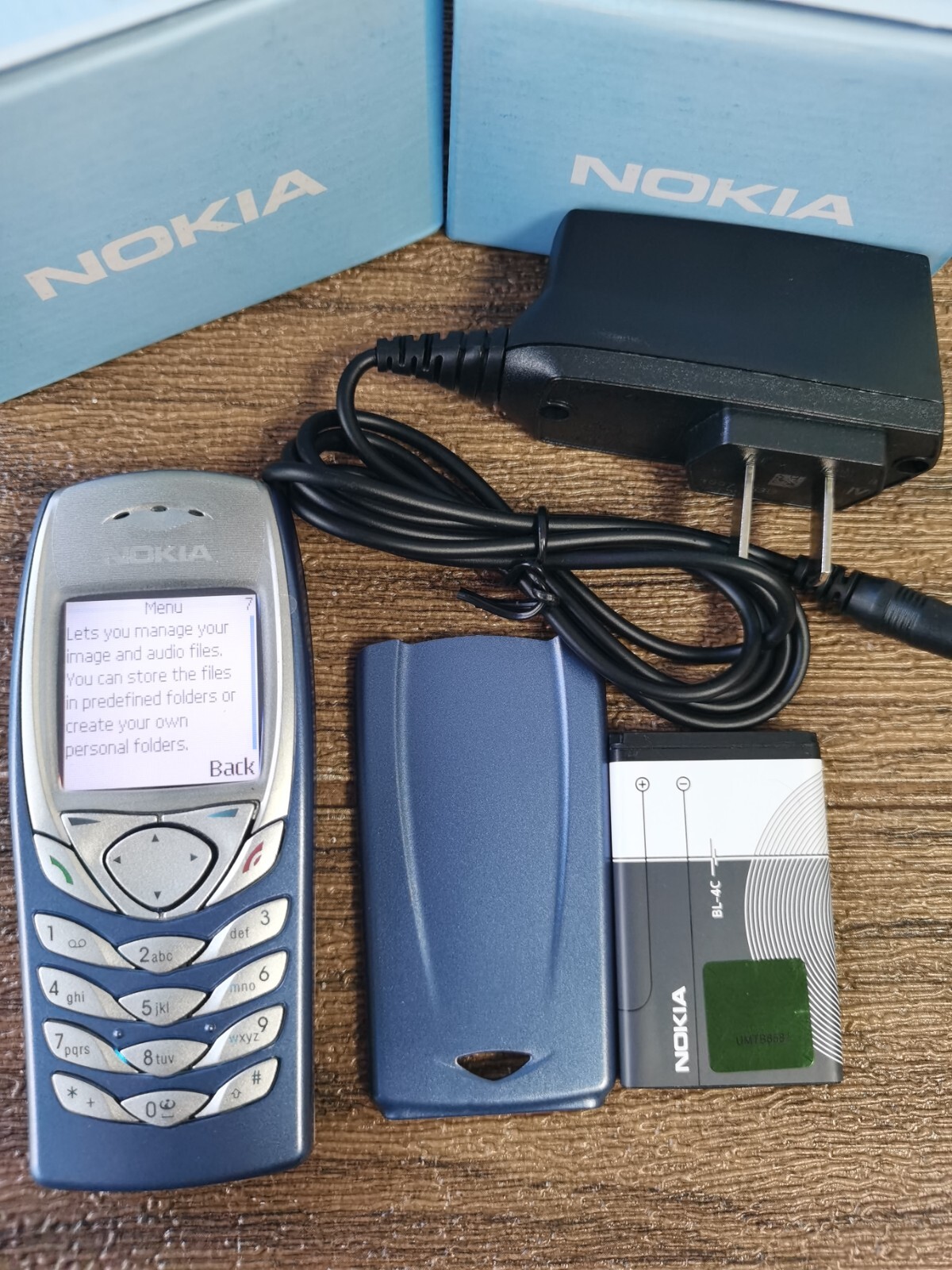 Nokia 6100 - blue (Unlocked) Original Mobile Phone
