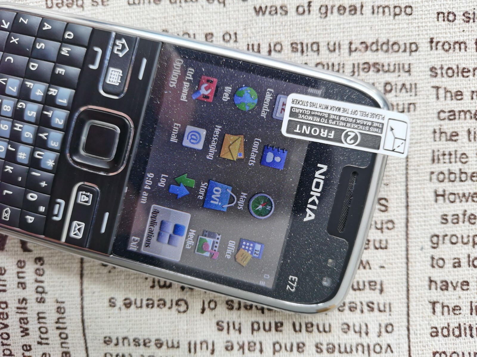 Nokia E Series E72 - Black (Unlocked) Smartphone - Image 7