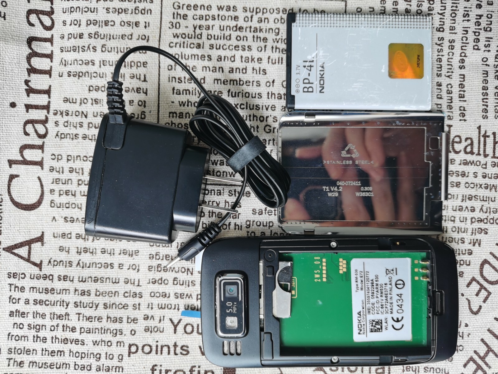 Nokia E Series E72 - Black (Unlocked) Smartphone - Image 8