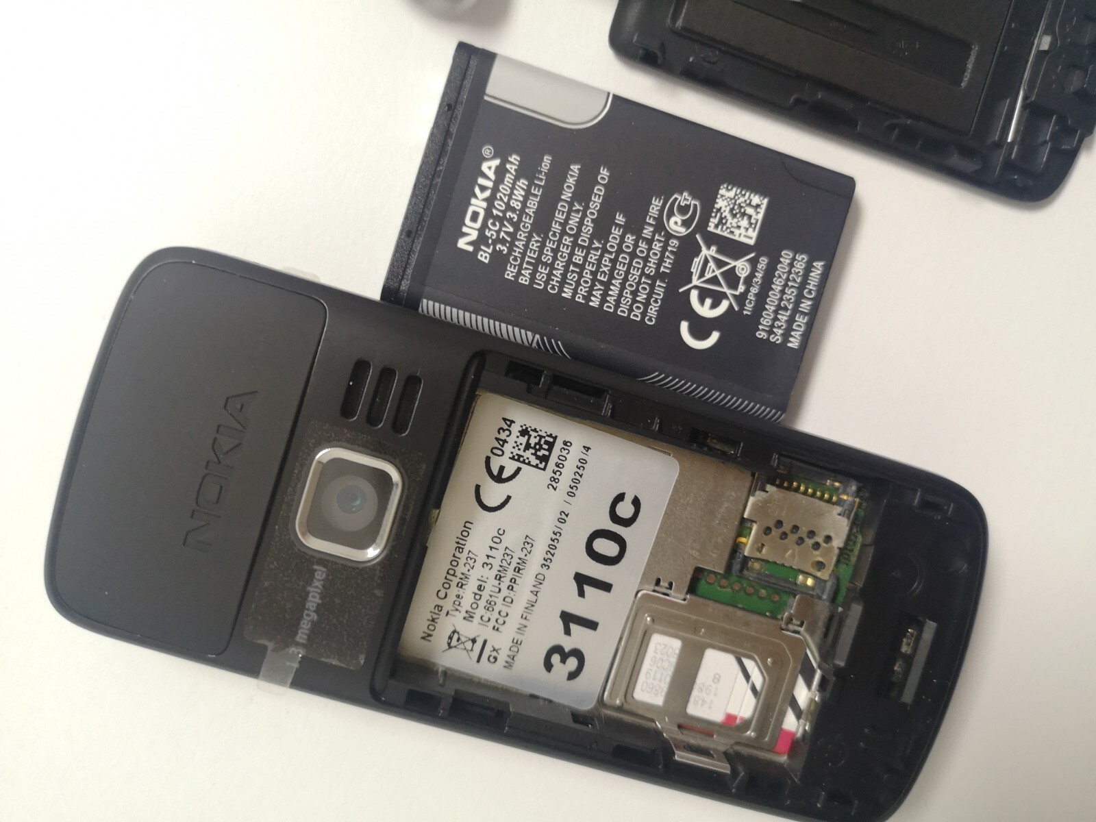 Nokia Classic 3110 3110c - Black (Unlocked) Cellular Phone - Image 5