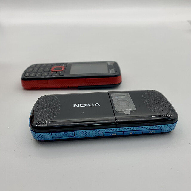 Original Nokia XpressMusic 5320 - Red blue (Unlocked) Smartphone