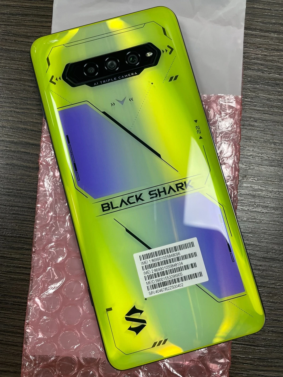 99% N EW Xiaomi Black Shark 5 RS 12+ 256GB Snapdragon 888 Unlocked 5G game phone Color Black